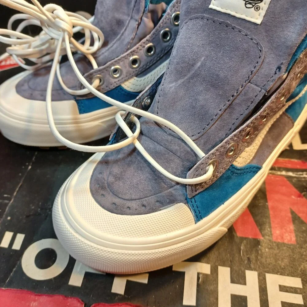 Vans Men's 4/Women's 5.5 Sk8-Hi MTE 2.0 Dx Blue Block/Marshmallow VN0A4P3I2UQ